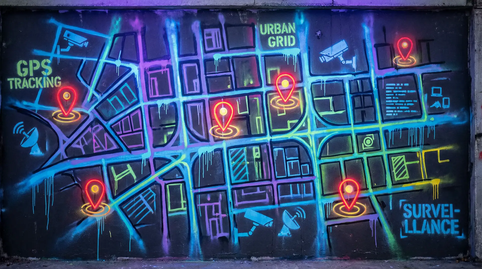 坦克世界盒子下载 狗仔追踪地图 - 城市涂鸦风格